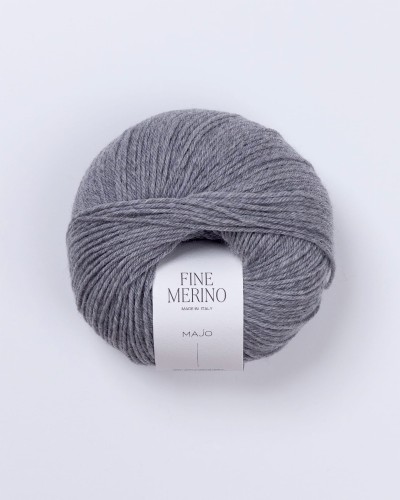 włóczka fine merino SLATE szary