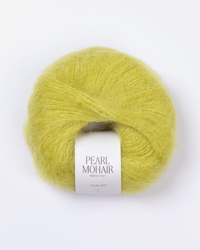 pearl mohair majo garn LIMEADE