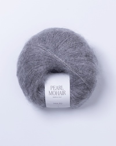 pearl mohair majo garn SLATE