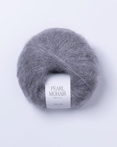 pearl mohair majo garn SLATE