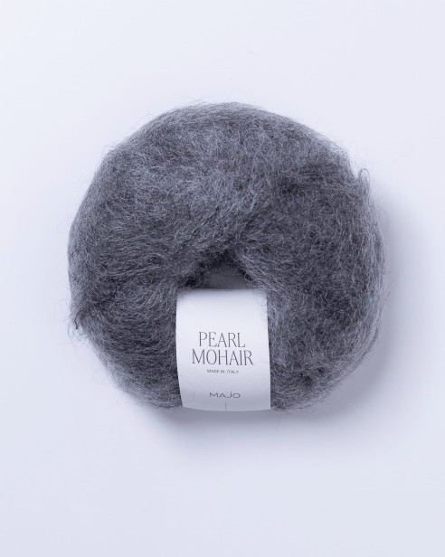pearl mohair majo garn CHARCOAL