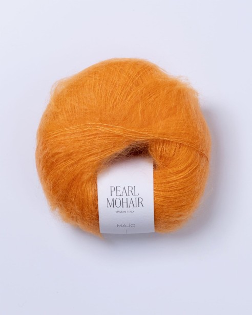 pearl mohair majo garn APRICOT