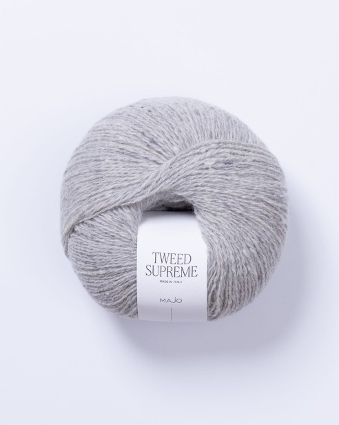tweed supreme majo garn SOFT GREY