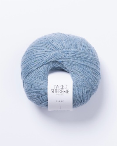 tweed supreme majo garn DOVE BLUE