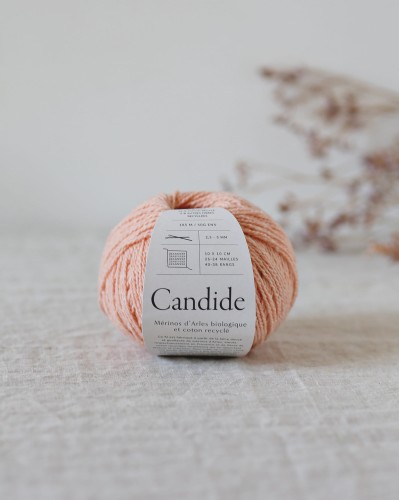 Candide pêche Melba étiquette włóczka dererumnatura