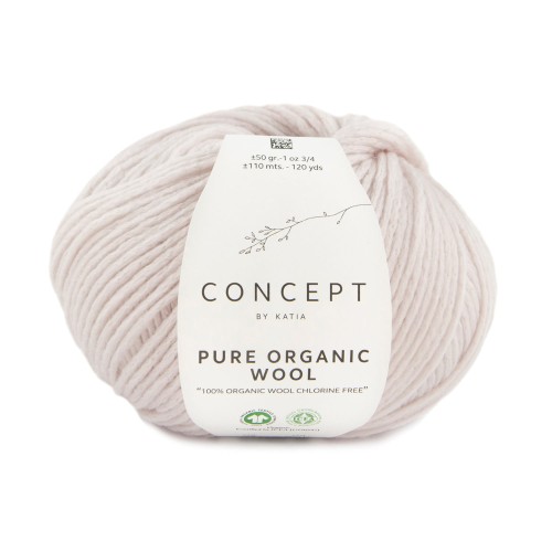 Pure Organic Wool Katia Concept różowy beż 55