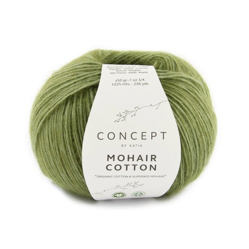 Mohair Cotton zieleń 78 katia concept