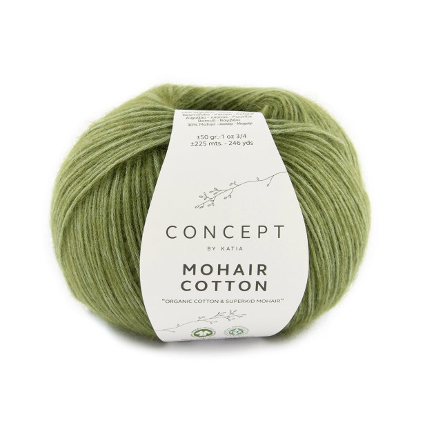 Mohair Cotton zieleń 78 katia concept