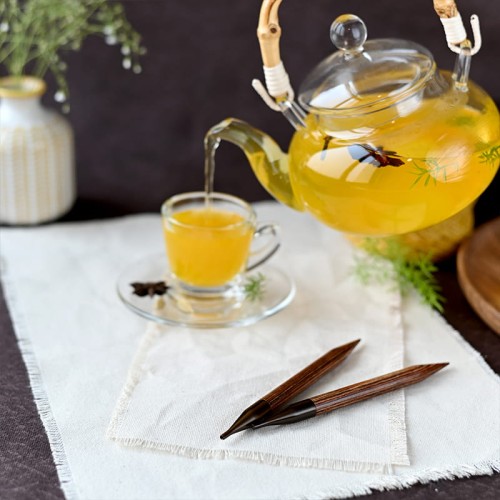 Druty wymienne krótkie drewniane GINGER KnitPro