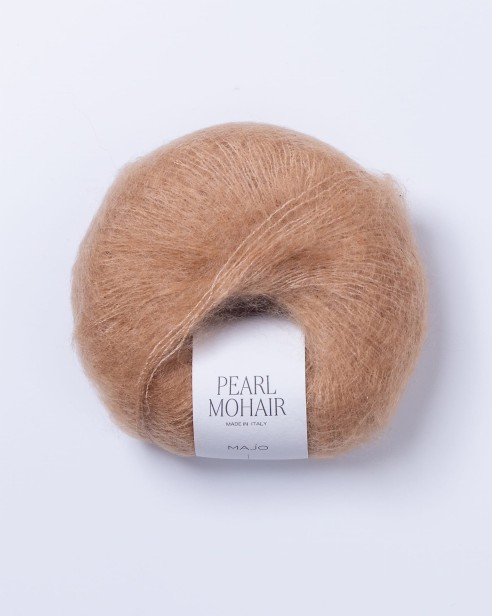 Pearl Mohair Majo Garn kolor Almond