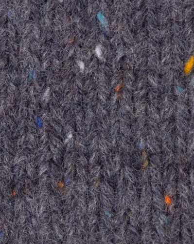 włóczka tweed supreme majo kolor charcoal - szary ciemnoszary próbka