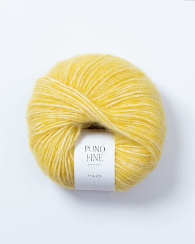 włóczka puno fine kolor lemon żółty