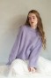 włóczka puno fine kolor rhapsody fioletowy - sweter camille jumper